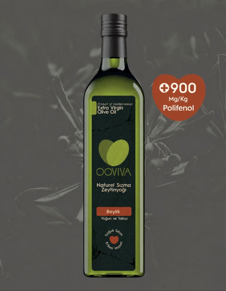 +900 Beylik Yüksek Polifenollü Naturel Sızma Zeytinyağı 500 ML